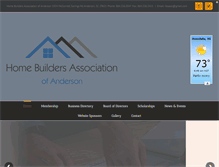 Tablet Screenshot of hbaofanderson.com
